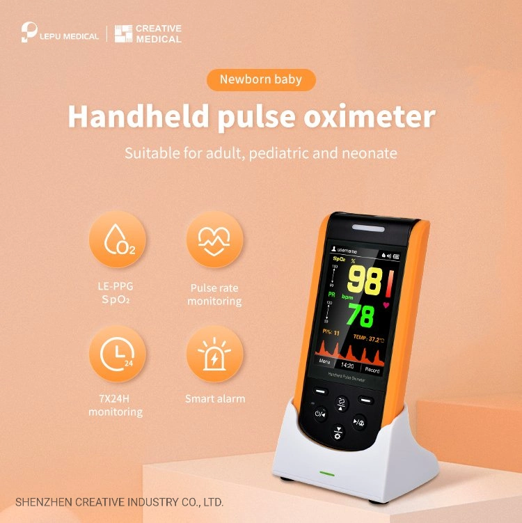 Lepu Adult Pediatric Neonate Oximeter Rechargeable Medical Finger Price Oxy Meter Bluetooth Fingertip Handheld Pulse Oximeter